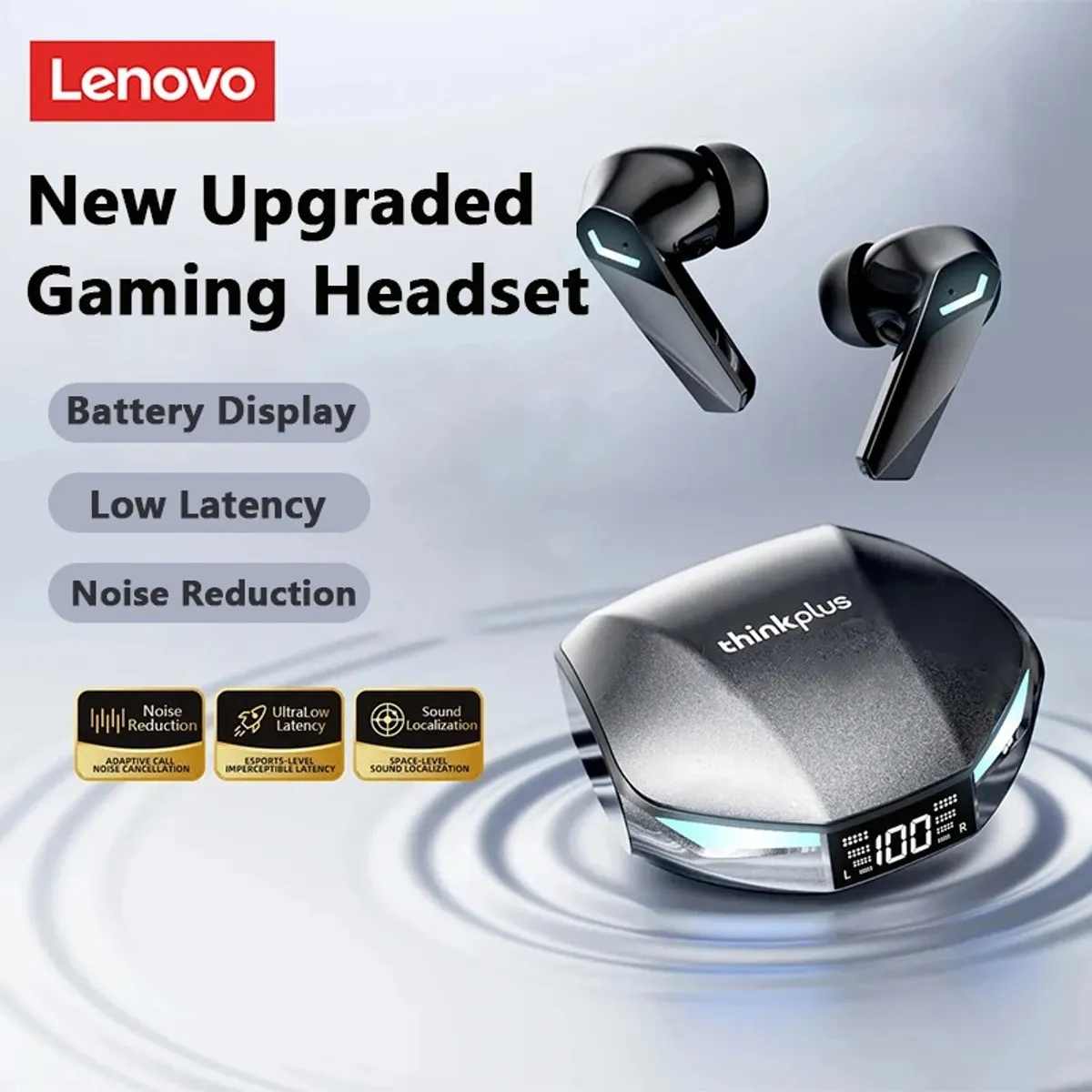LENOVO - Audífono In-Ear Bluetooth GM2 Pro Max XT53