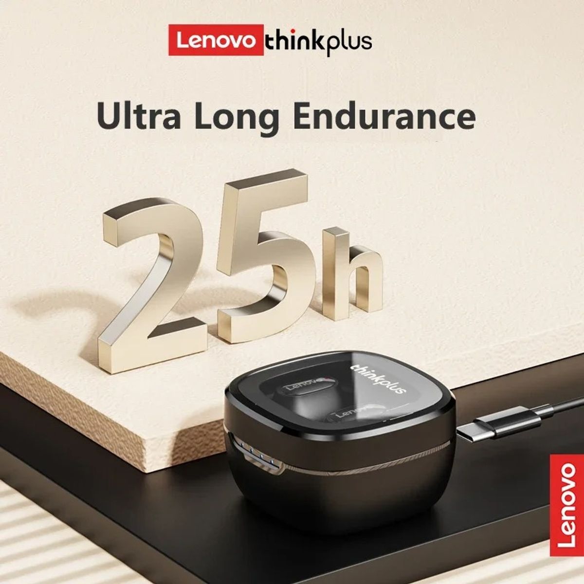 LENOVO - Audífono In-Ear Bluetooth XT62