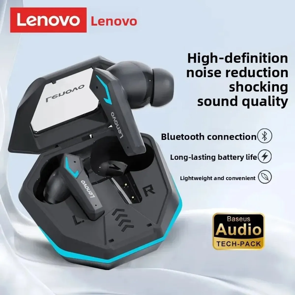 LENOVO - Audífono In-Ear Bluetooth TG102