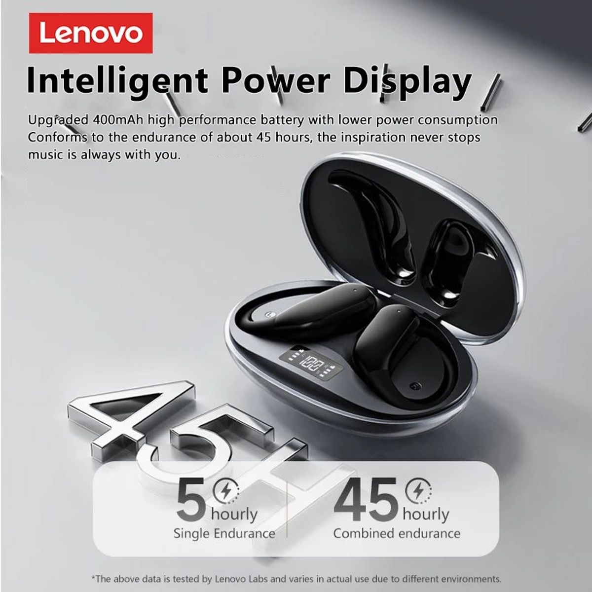 LENOVO - Audífono In-Ear Bluetooth XT55