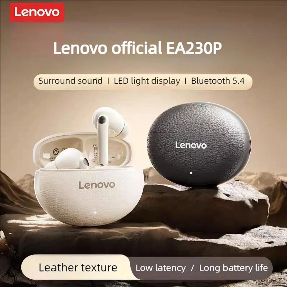 LENOVO - Audífono In-Ear Bluetooth EA230P