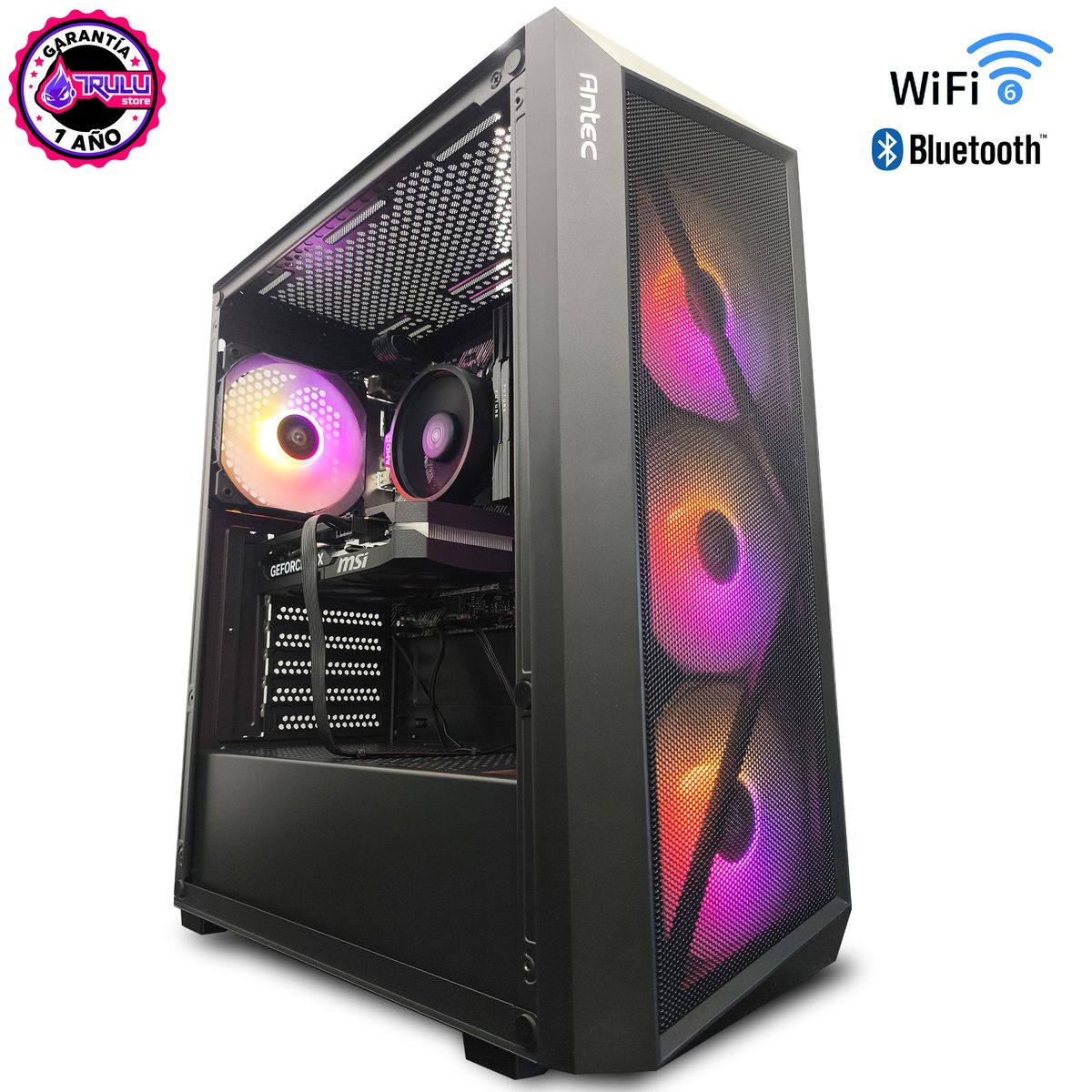 AMD CORP - PC GAMER AMD RYZEN 5 9600 - 16GB RAM - RTX 5060 - 1TB SSD - WIFI BLUETOOTH