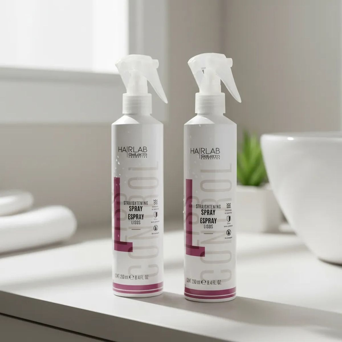 SALERM - Salerm Hair Lab Spray Prolonga Lisos Termo Protector X 2