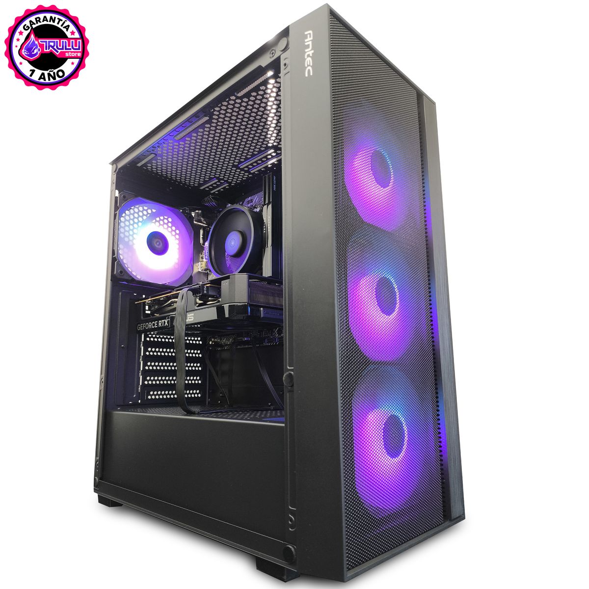 AMD CORP - PC GAMER AMD RYZEN 5 9600 - 16GB RAM - RTX 5060 - 1TB SSD - COOLER PANTALLA TEMP