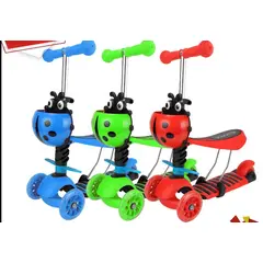 GENERICO - Scooter Chinita 3 en 1 Paseo Niños VERDE