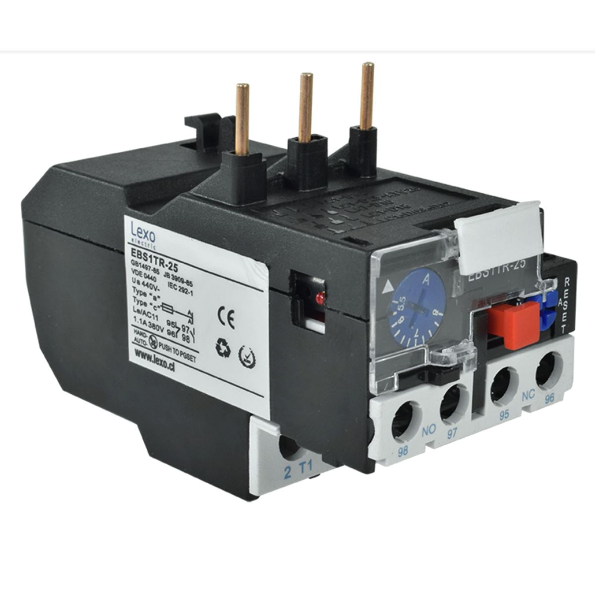 LEXO - Relé Térmico Regulable 2.5 - 4a Para Contactor - Lexo