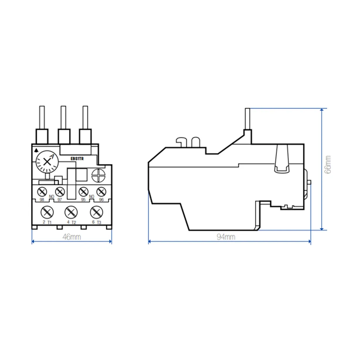 LEXO - Relé Térmico Regulable 7 - 10a Para Contactor - Lexo