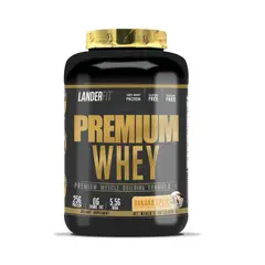 LANDERFIT - Premium Whey Protein 5lbs - Banana Split