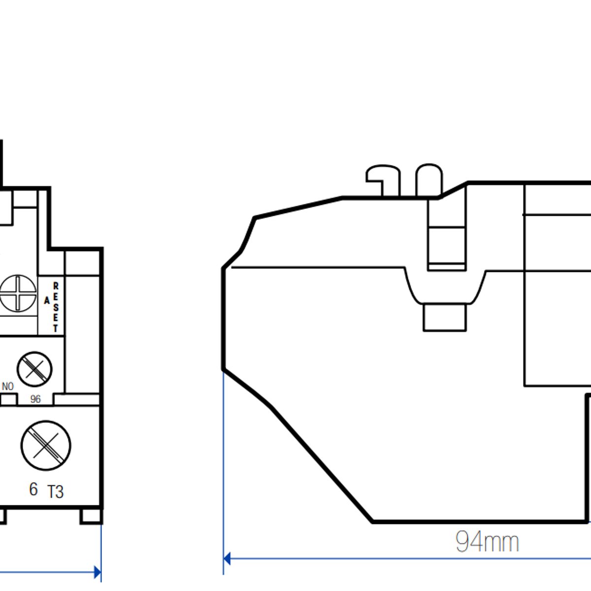 LEXO - Relé Térmico Regulable 23 - 32a Para Contactor - Lexo