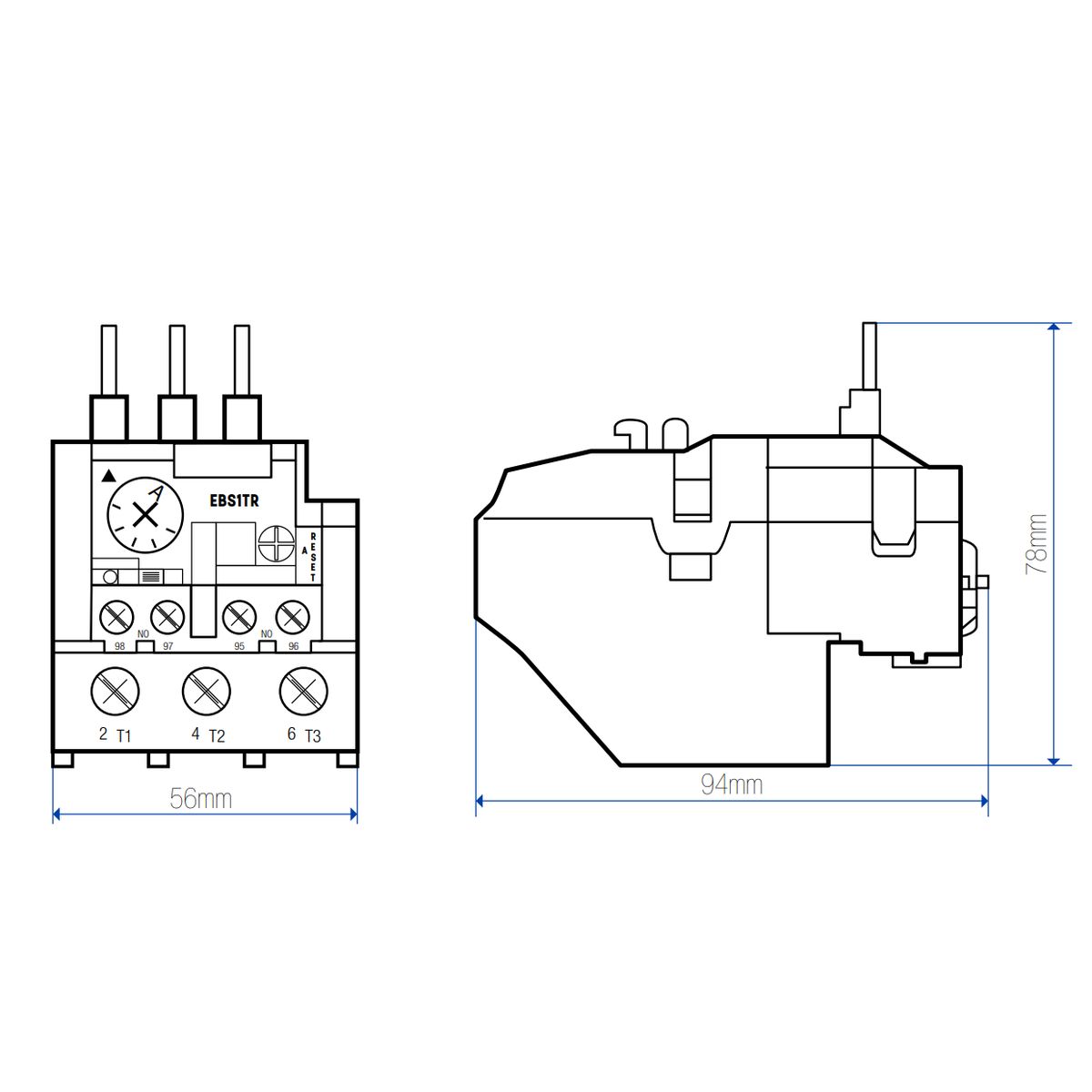 LEXO - Relé Térmico Regulable 23 - 32a Para Contactor - Lexo