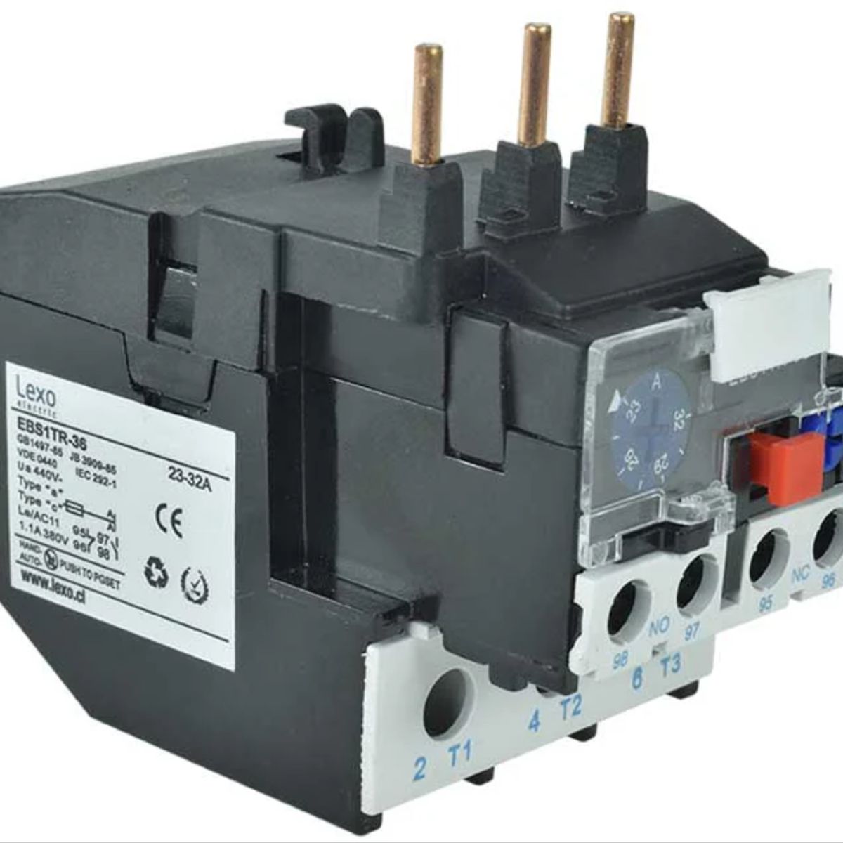 LEXO - Relé Térmico Regulable 23 - 32a Para Contactor - Lexo