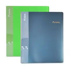 TORRE - Carpeta A4 Doble Anillo Metalizada Surtido