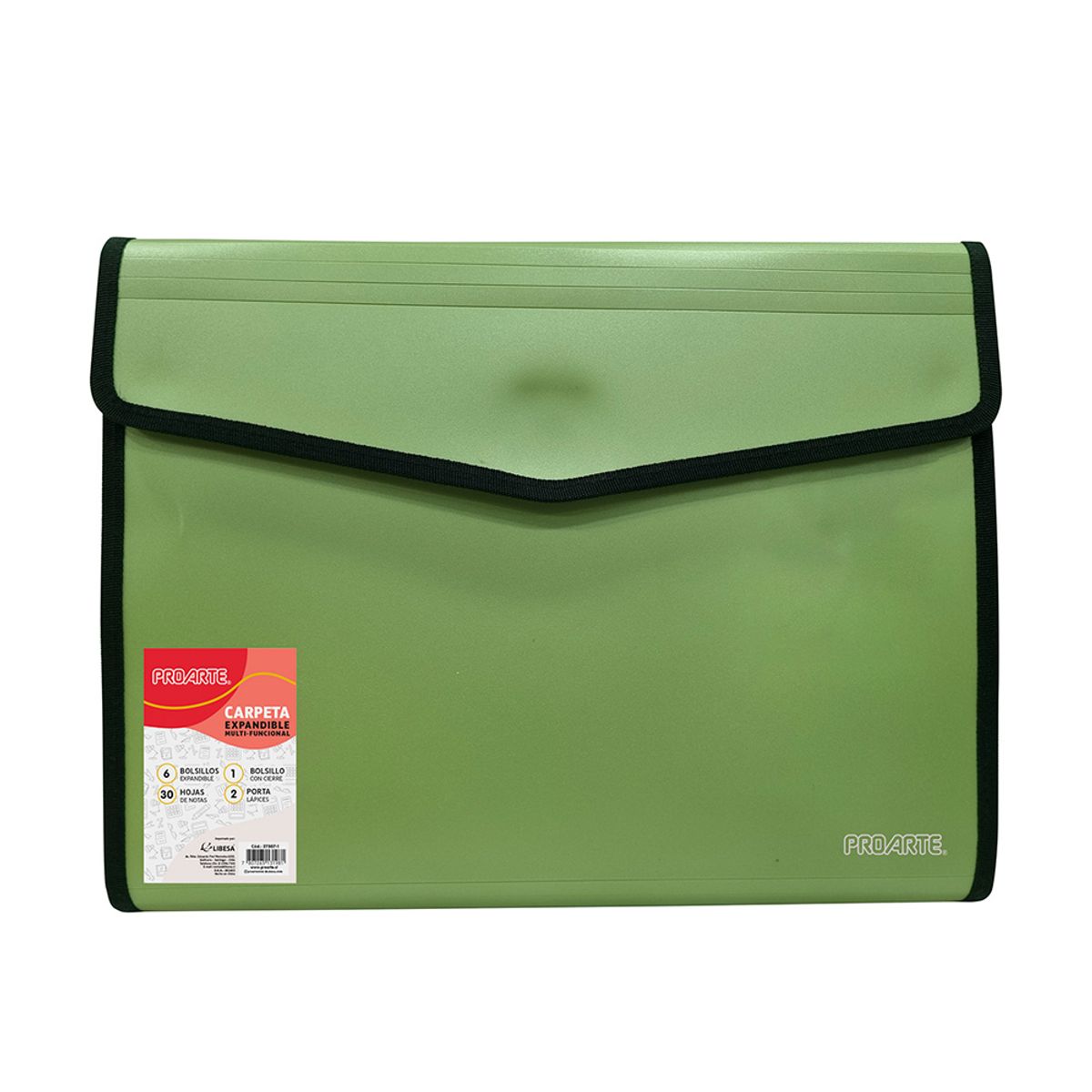 PROARTE - Carpeta A4 Portafolio Con Compartimientos Proarte Surtido