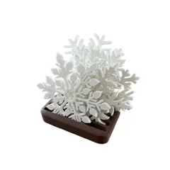 GENERICO - Posa Vasos - Copo de Nieve Pack 6