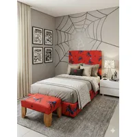 Cama de plaza y media del hombre araña