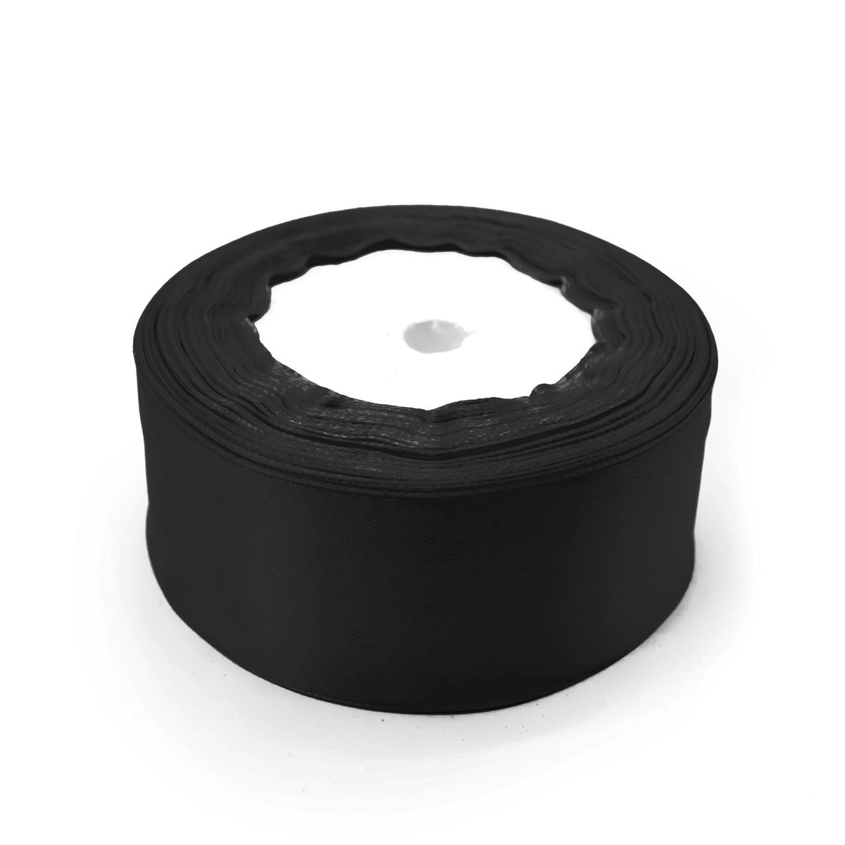 GENERICO - CINTA SATIN 4CMX228M 5PCS NEGRO X 1UNI