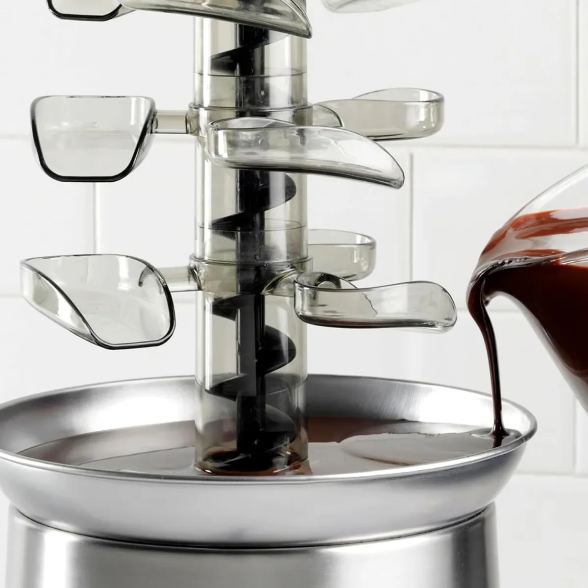 MOVI - Cascada de Chocolate de 4 Niveles – Ideal para Toda Ocasión Especial