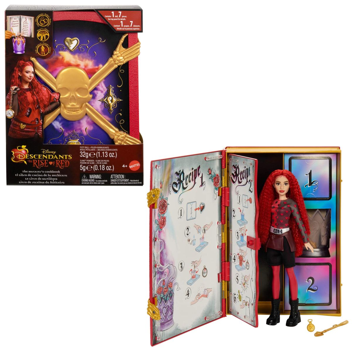 MATTEL - Disney Descendientes Muñeca Libro Mágico De Red
