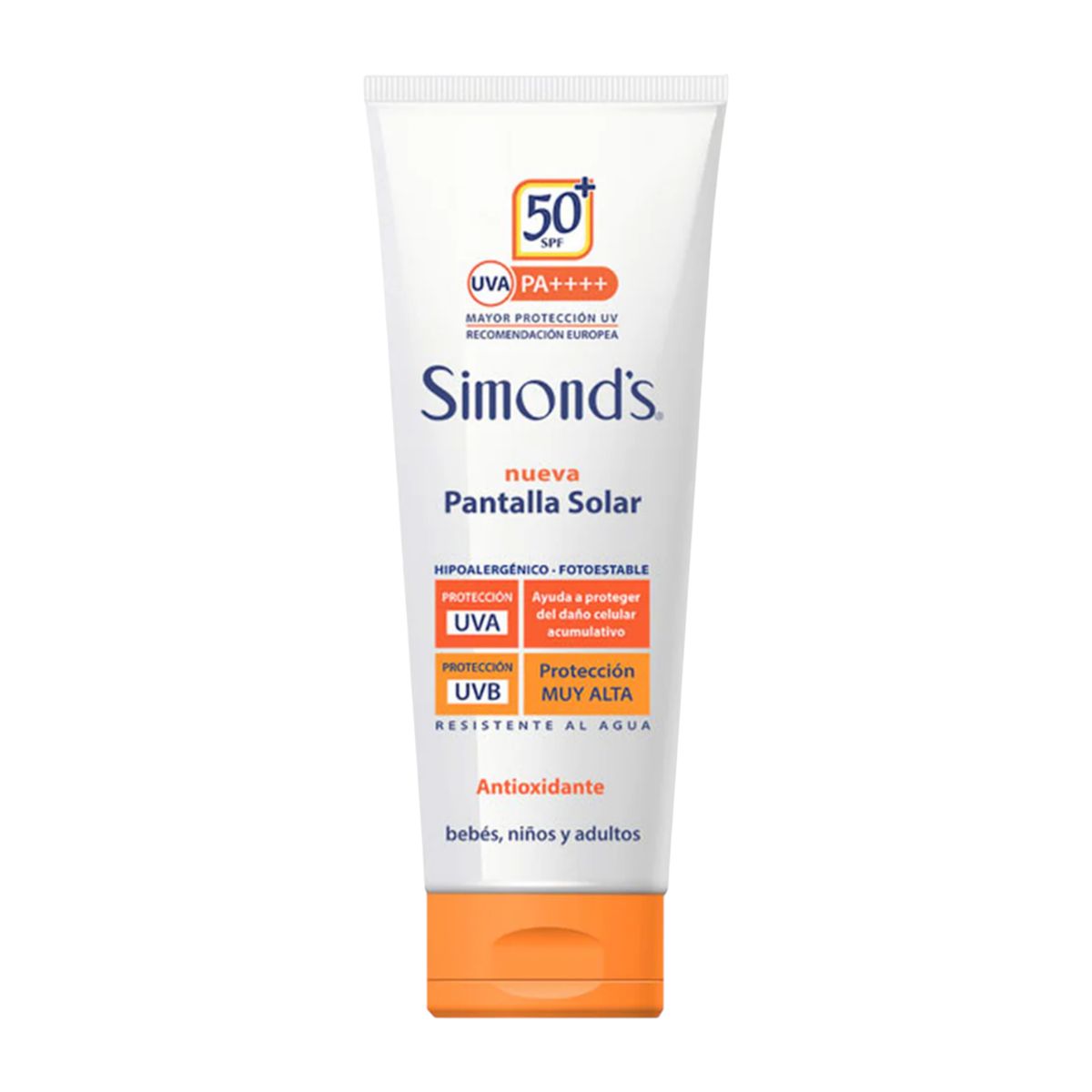 SIMONDS - Simonds bloqueador solar SPF 50 200 ml para piel sensible