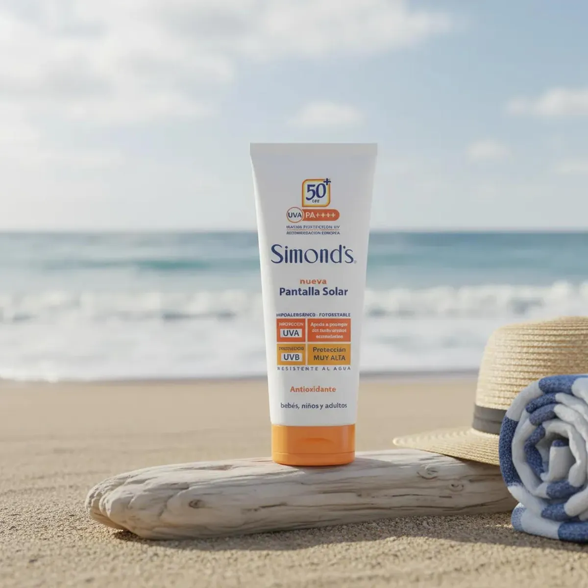 SIMONDS - Simonds bloqueador solar SPF 50 200 ml para piel sensible