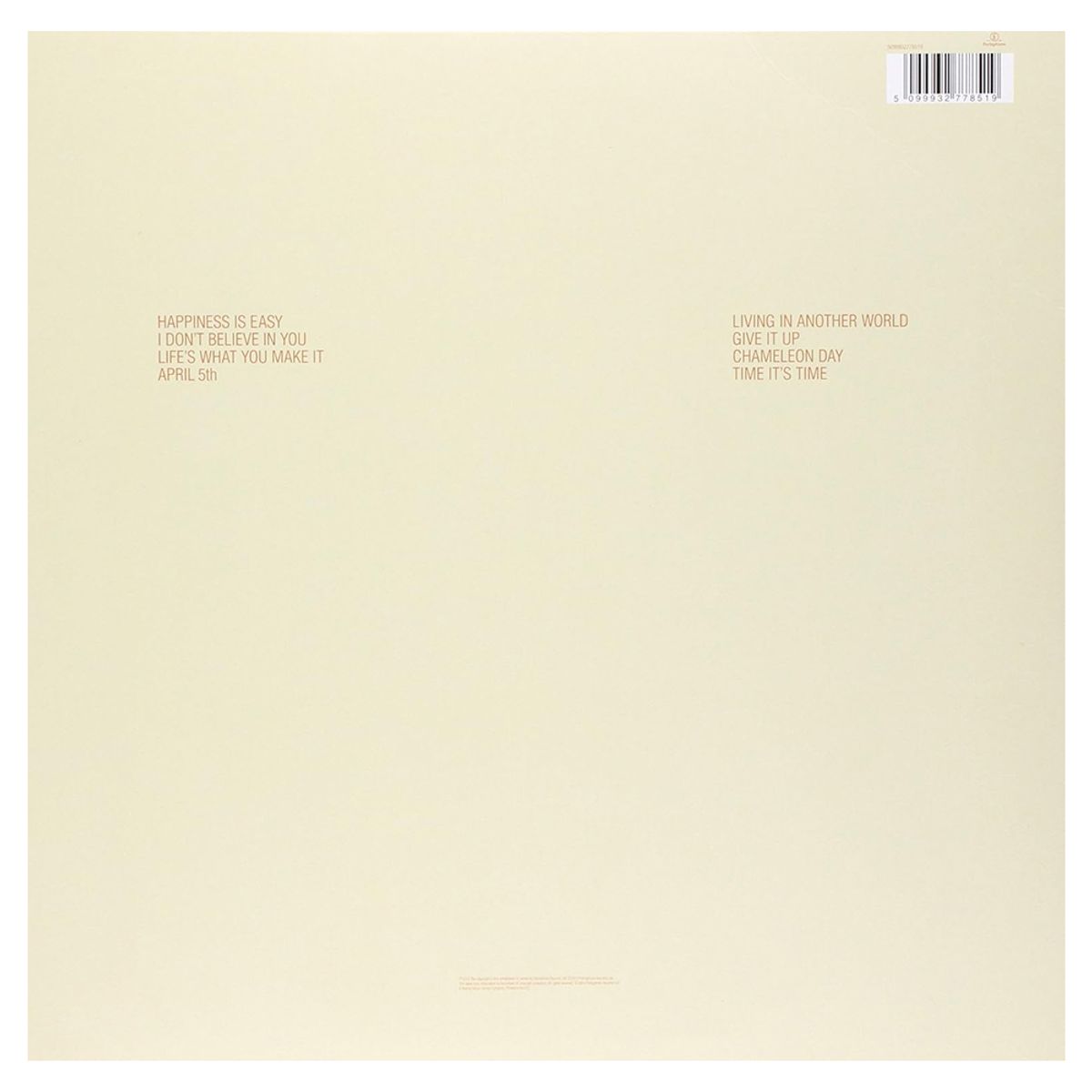 EMI - Talk Talk - The Colour Of Spring Vinilo + DVD