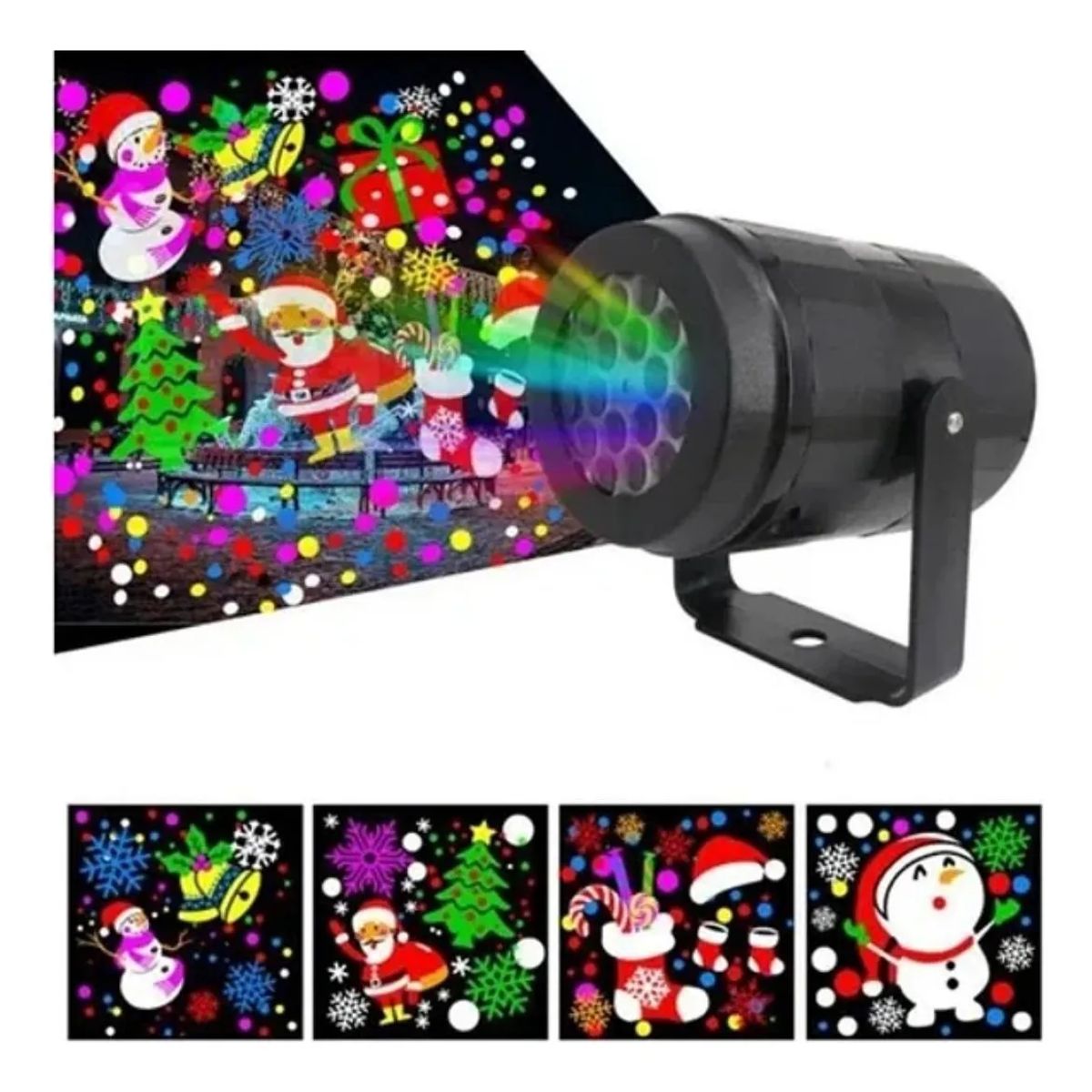 GENERICO - Proyector De Luces Navideñas 16 Patrones Giratorio Led Rojo
