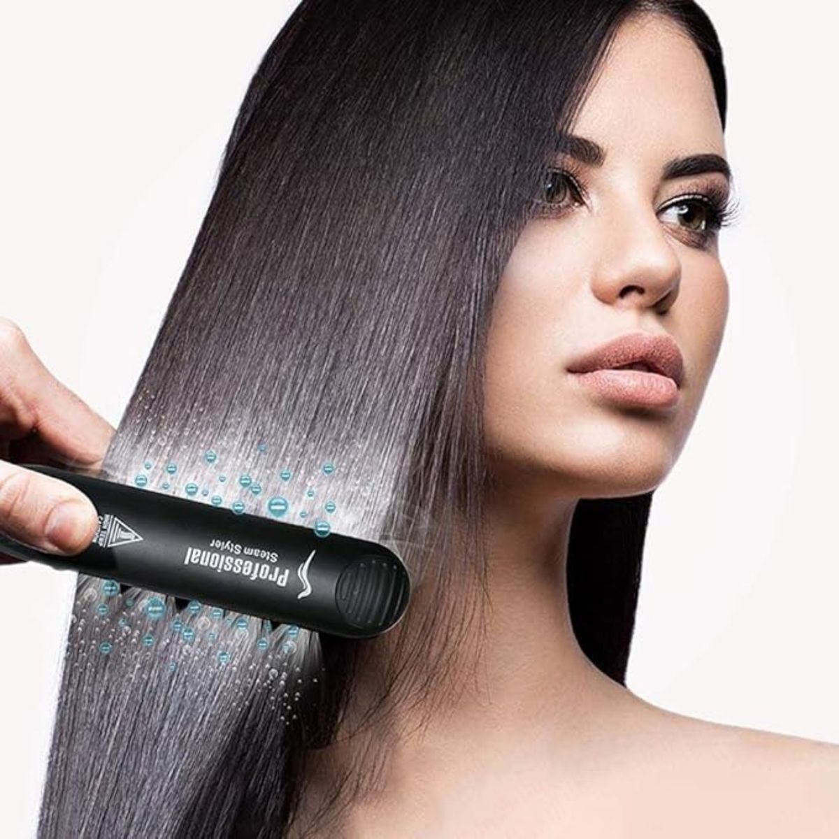 MOVI - Plancha de Pelo Profesional Steam Styler  Alisado Perfecto Vapor