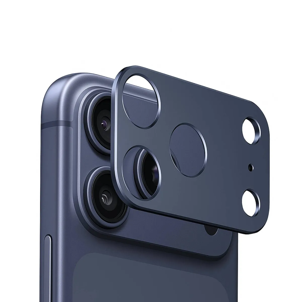 GENERICO - Mica Vidrio Camara Completa Para iPhone 17 Pro Azul