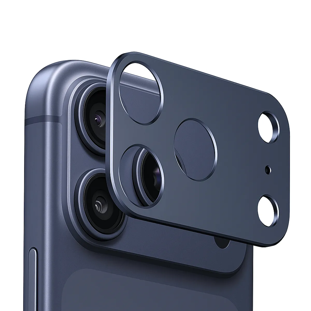 GENERICO - Mica Vidrio Camara Completa Para iPhone 17 Pro Azul
