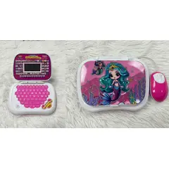 GENERICO - COMPUTADORA PARA NIÑA DE JUGUETE DIDACTICO INGLES ESPAÑOL SIRENITA WM