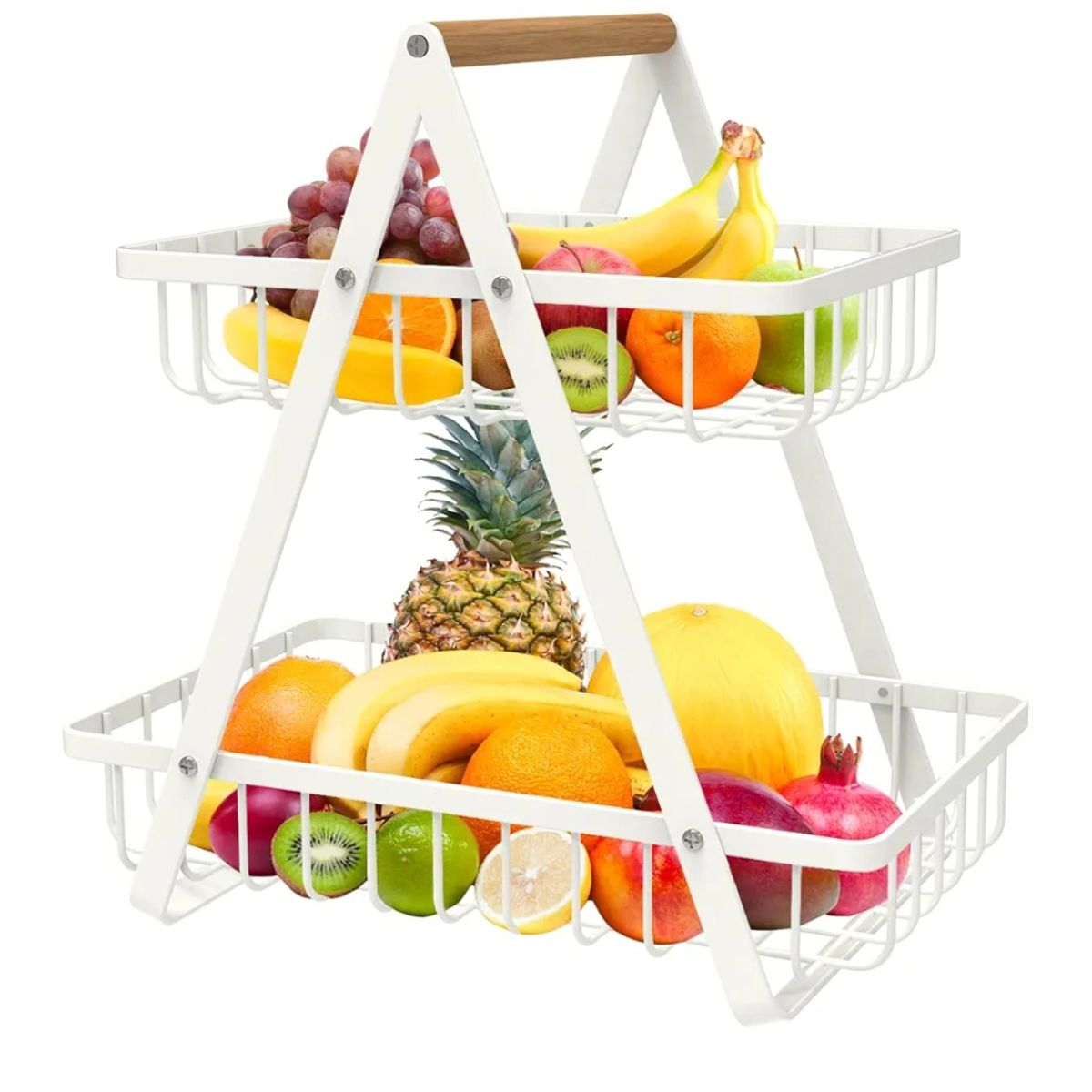 GENERICO - Cesta Para Frutas 2 Niveles