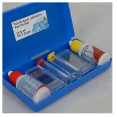 GENERICO - Test De Agua Laboratorio Para Piscinas Ph Y Cloro Deep Blue