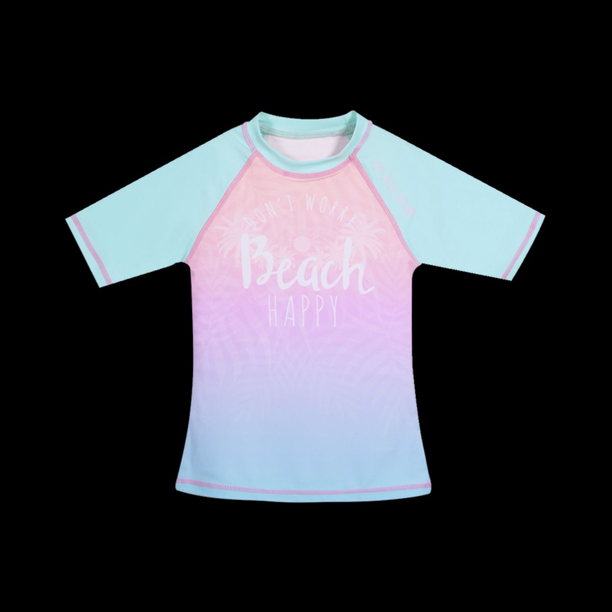 H2O WEAR - Polera Niña Manga Corta UV50 Verde H2O Wear