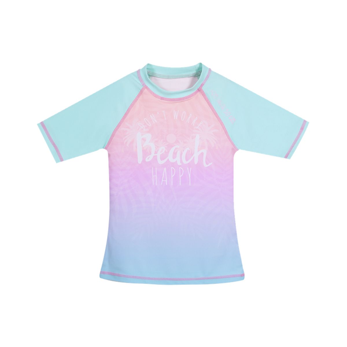 H2O WEAR - Polera Niña Manga Corta UV50 Verde H2O Wear