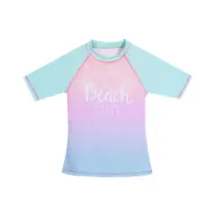 H2O WEAR - Polera Niña Manga Corta UV50 Verde