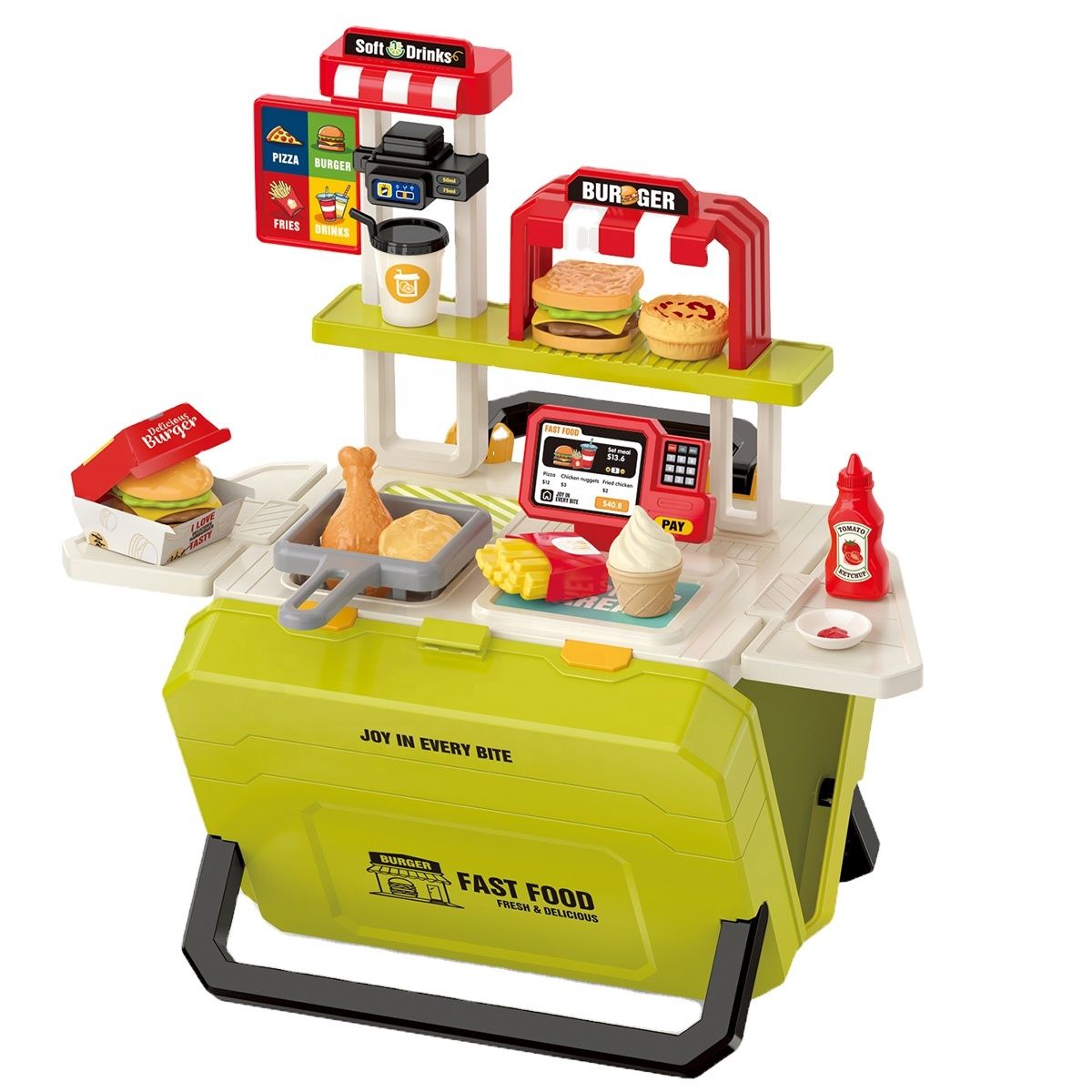 GENERICO - Set Maleta Juguete De Cocina Comida Para Bebés Niños