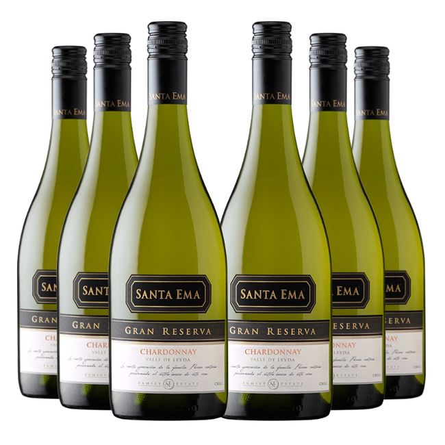 SANTA EMA - 6 vinos Santa Ema Gran Reserva Chardonnay