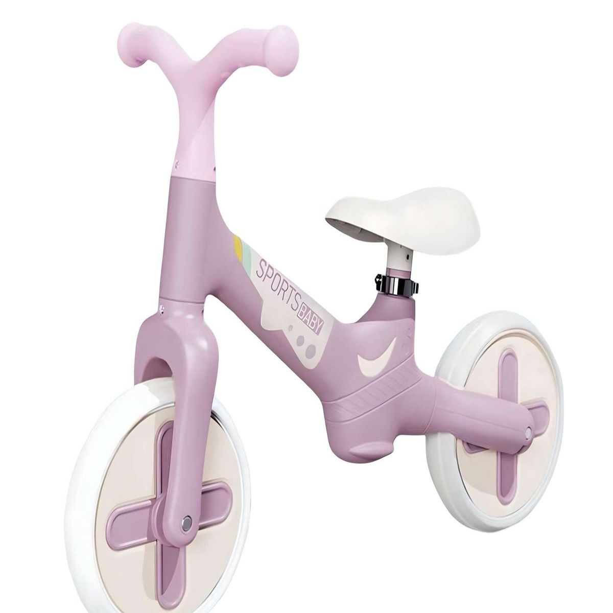 GENERICO - BICICLETA EQUILIBRIO BALANCE APRENDIZAJE SIN PEDALES NIÑA ROSA