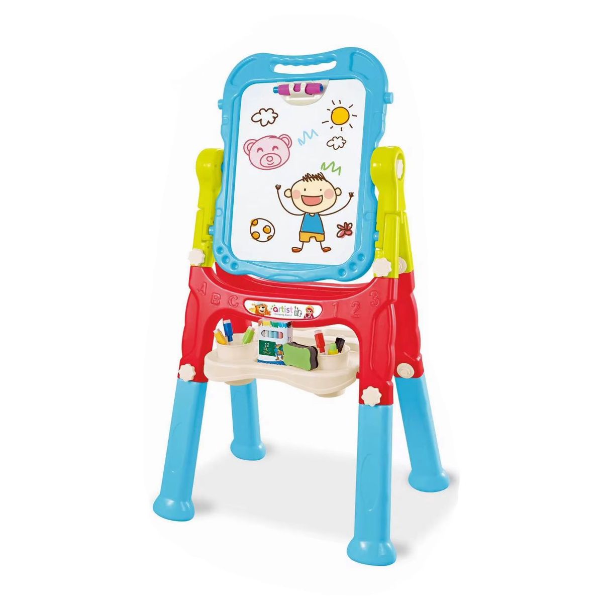 GENERICO - Pizarra Atril Dibujo Plumón-tiza Dibujos Niños