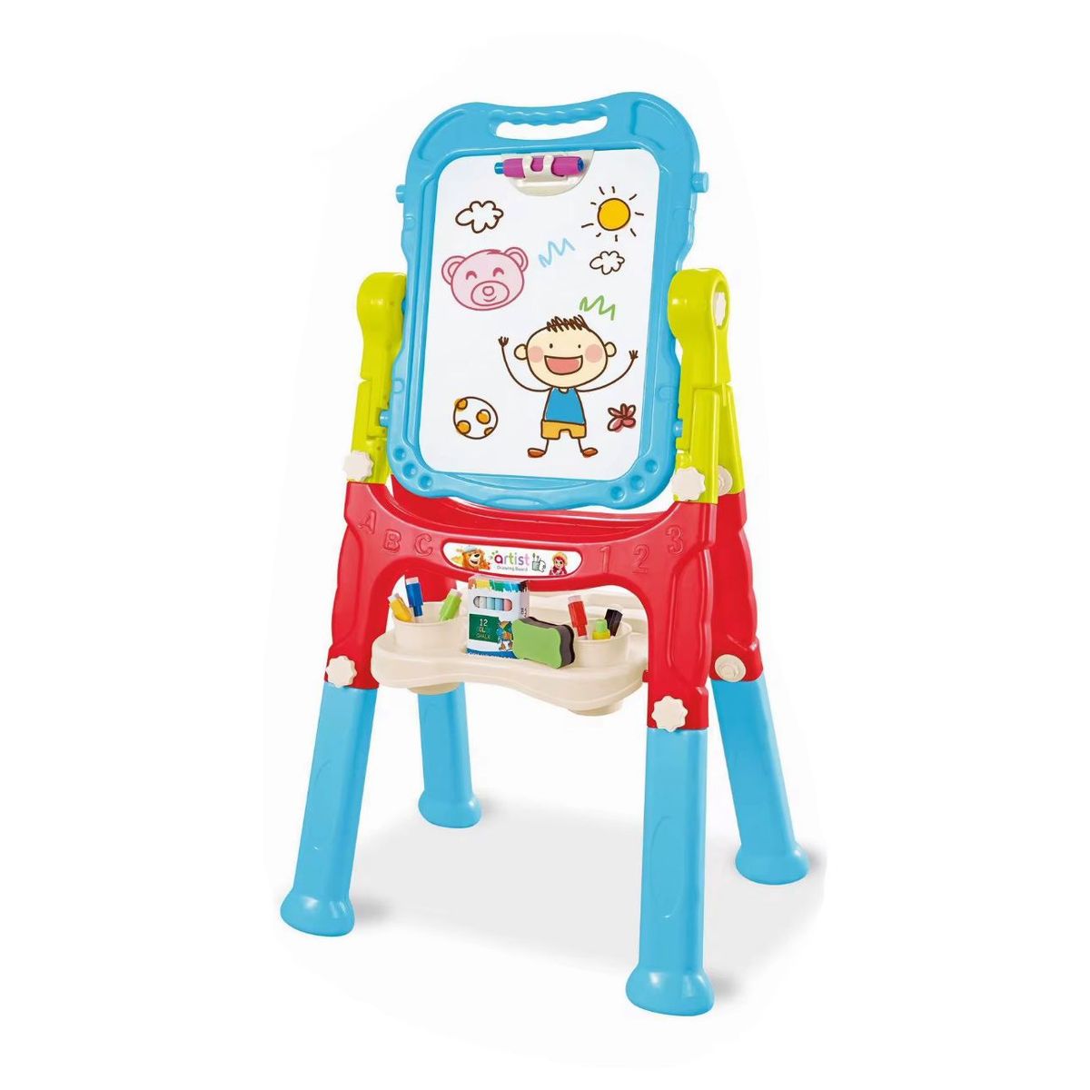 GENERICO - Pizarra Atril Dibujo Plumón-tiza Dibujos Niños