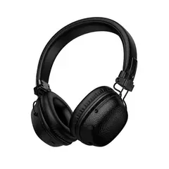 HOCO - Audífonos Headset Bluetooth W64 Hi-fi Tf Aux Negro Negro