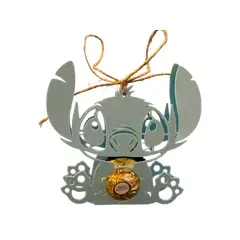 GENERICO - Regalo Navidad - Stitch No incluye chocolate o cuerda