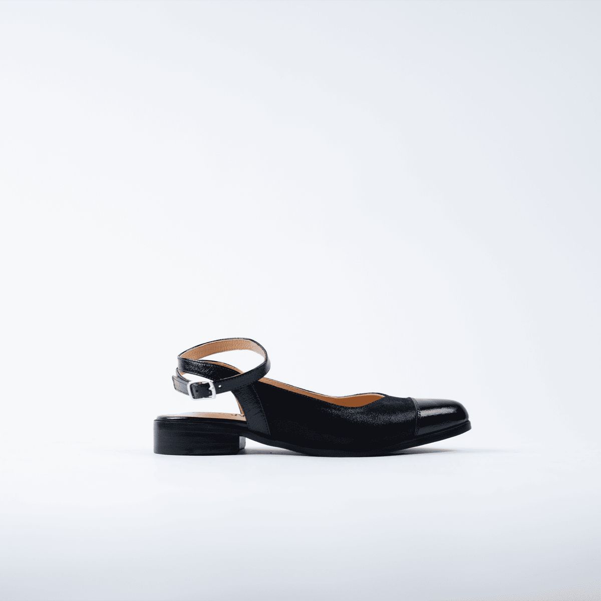 BURANO - Sandalia Taco Bajo Burano Helena Black