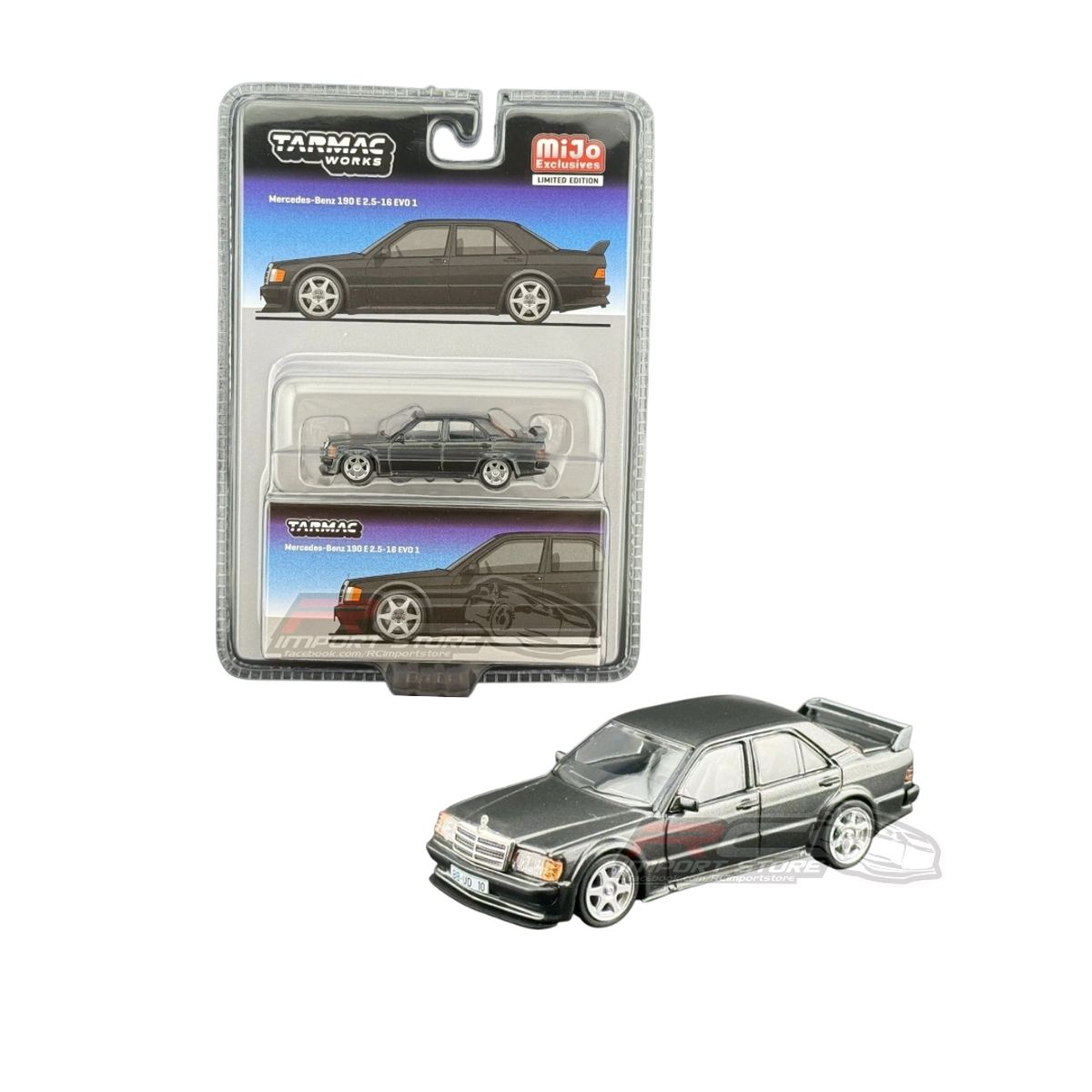 GENERICO - Mercedes Benz 190 E 2.5 16 EVO II Negro TARMAC 164