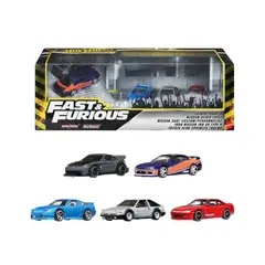 GENERICO - 5 Pack Rapido y Furioso 3 Reto Tokyo Hotwheels Premium