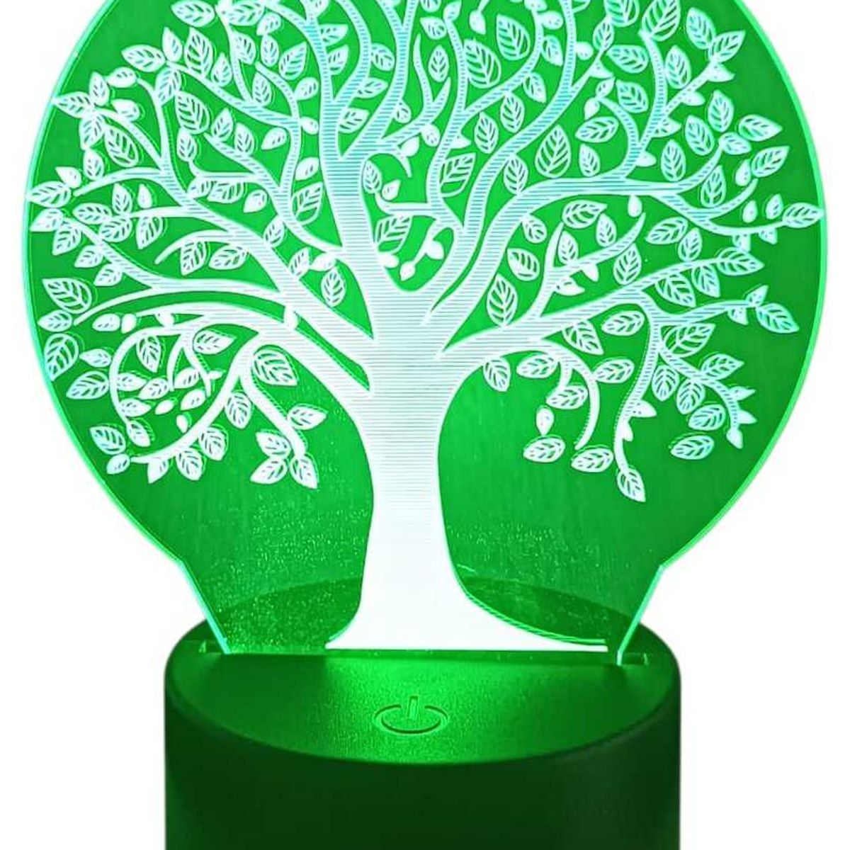 GENERICO - Lampara ilusión 3D Arbol de la vida De 7 Colores