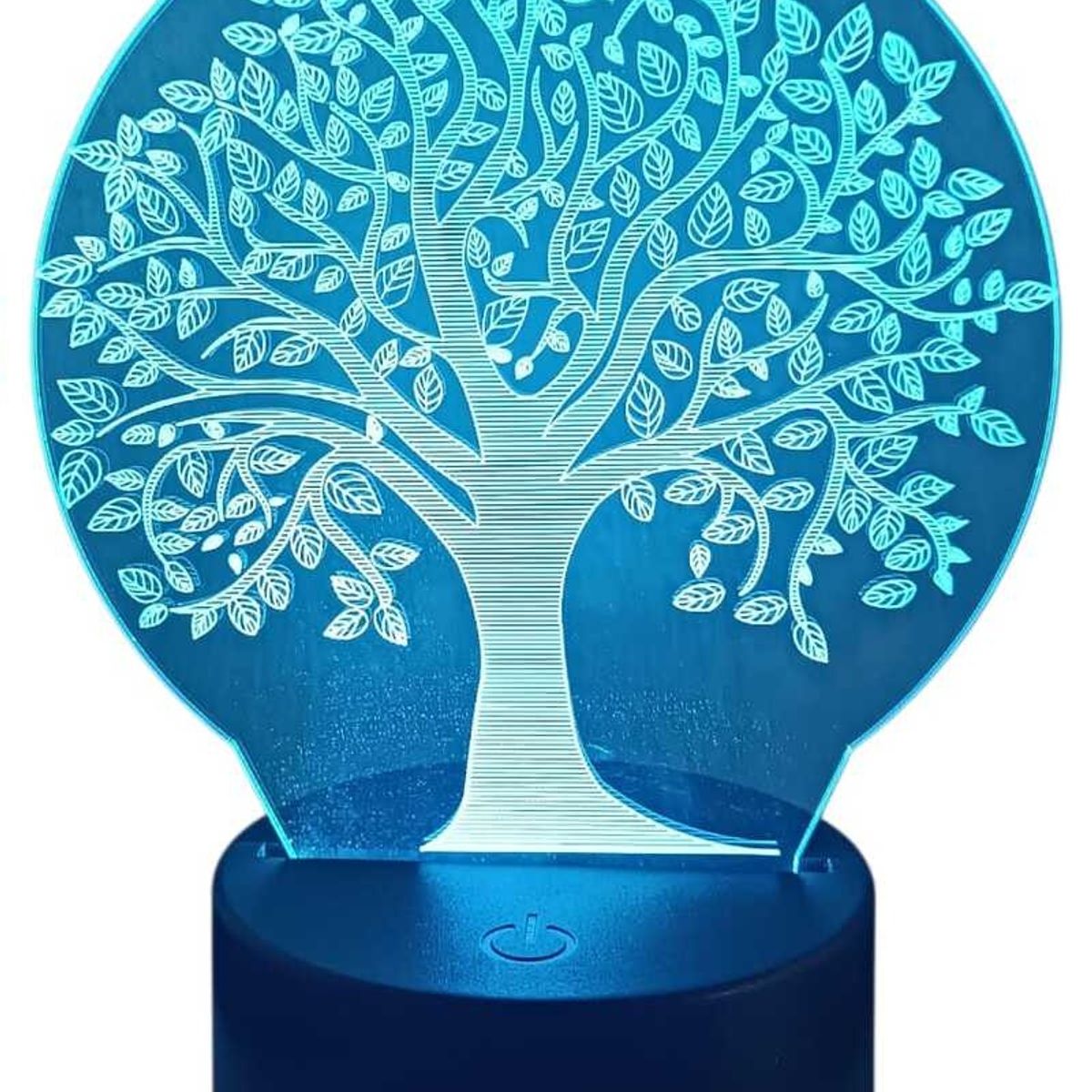 GENERICO - Lampara ilusión 3D Arbol de la vida De 7 Colores