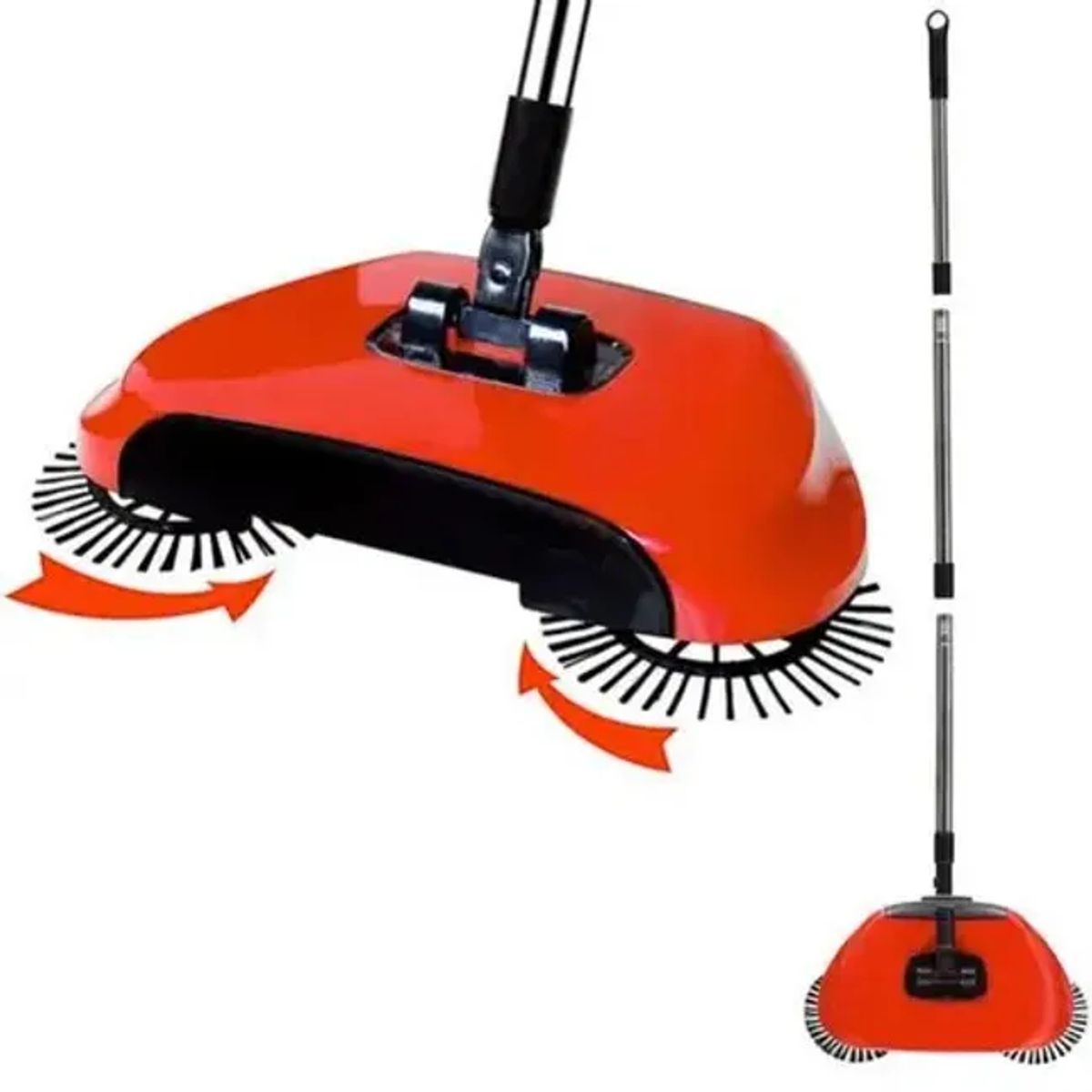 MOVI - Escoba Barredora y Aspiradora Manual 3 en 1