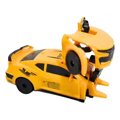 GENERICO - Vehiculo 2 En 1 Auto En Robot Luz Y Musica