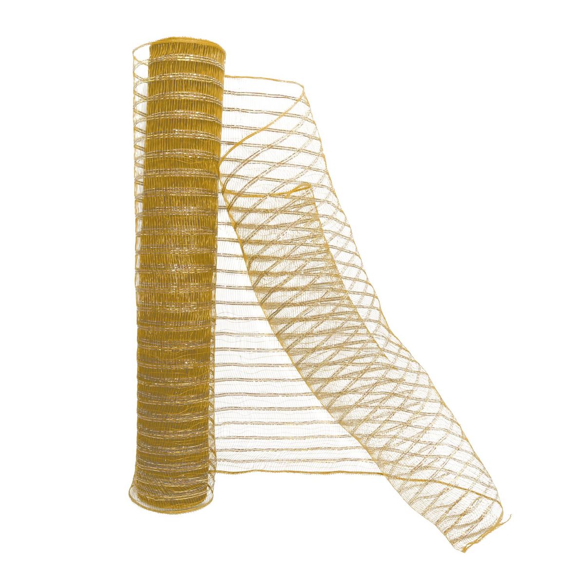 GENERICO - ROLLO 53CMX9M MALLA BOUQUET PP CAFEDORADO X1UNI